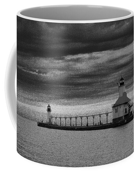 Lighthouse Coffee Mug featuring the photograph Light to Guide You by Julie Lueders 