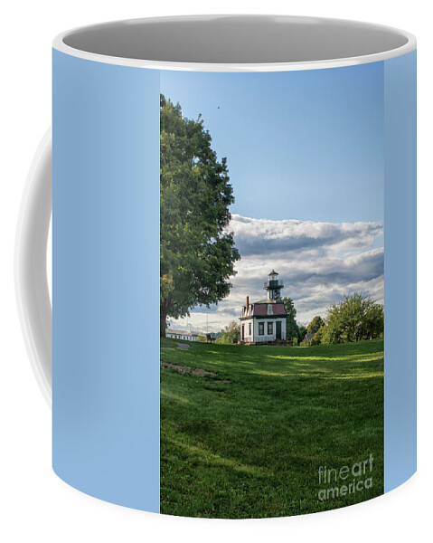 Lighthouse Coffee Mug featuring the photograph Lighthouse at Cape Cod by Patricia Hofmeester