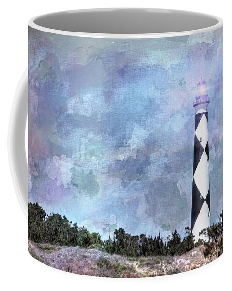 Ocean Coffee Mug featuring the photograph Lighthouse by Ches Black