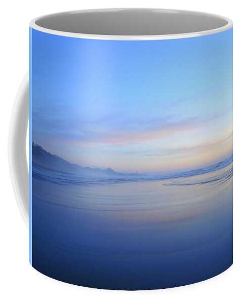Lighthouse Coffee Mug featuring the photograph Lighthouse in the distance by Lisa Rose Musselwhite