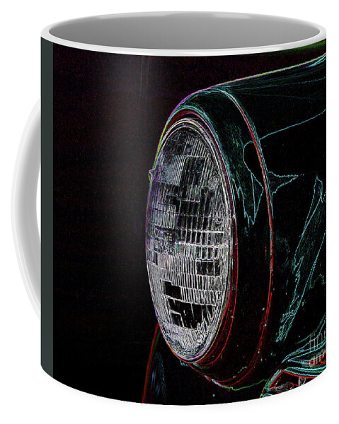 Car Art Coffee Mug featuring the photograph Lighting the Way by Vicki Pelham