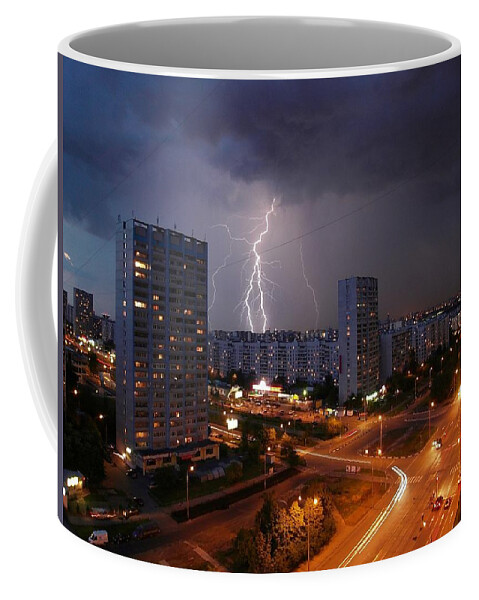Lightning Coffee Mug featuring the photograph Lightning by Jackie Russo
