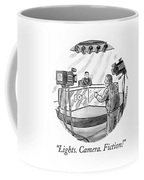 Lights Camera Fiction Coffee Mug