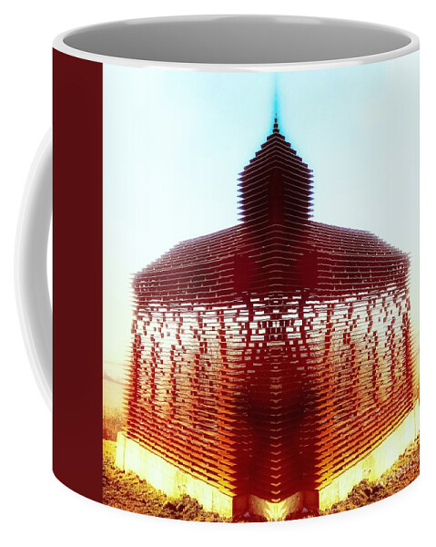 Lines Coffee Mug featuring the photograph Lignes by HELGE Art Gallery