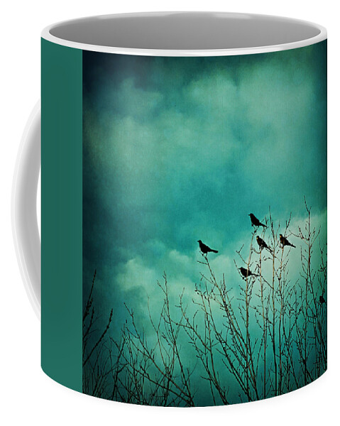 Birds Coffee Mug featuring the photograph Like Birds on Trees by Trish Mistric