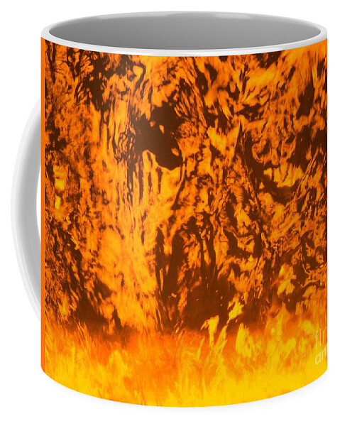 Abstract Coffee Mug featuring the photograph Like Hell by Sybil Staples