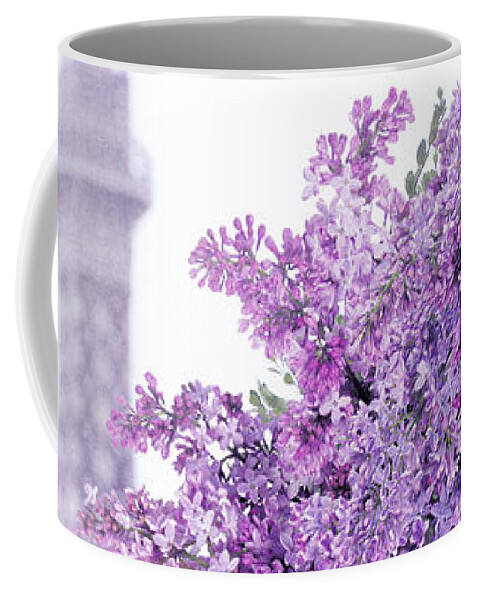 Flowers Coffee Mug featuring the photograph Lilac Tales by Iryna Goodall
