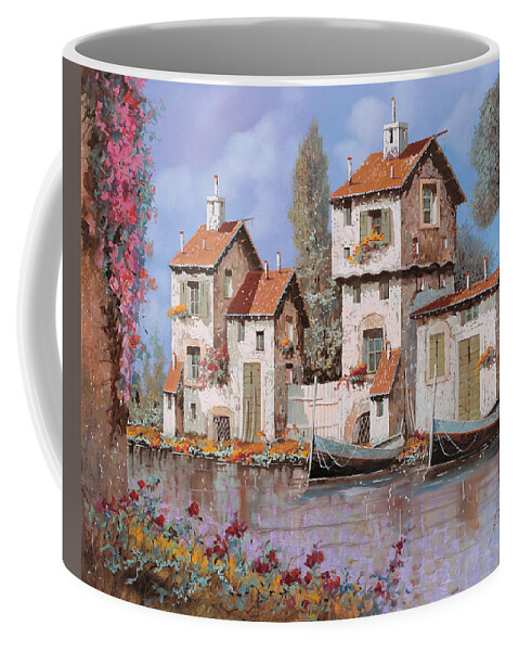 River Coffee Mug featuring the painting Lilla by Guido Borelli