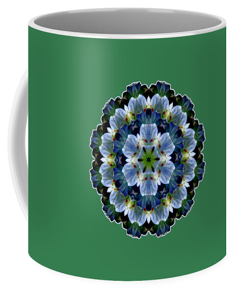 Easter Lilies Coffee Mug featuring the digital art Lily Medallion by Lynde Young