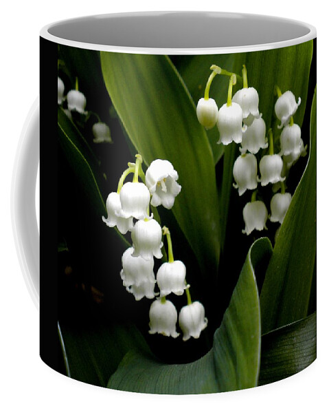 Lily Of The Valley Coffee Mug featuring the painting Lily of the Valley by Renate Wesley