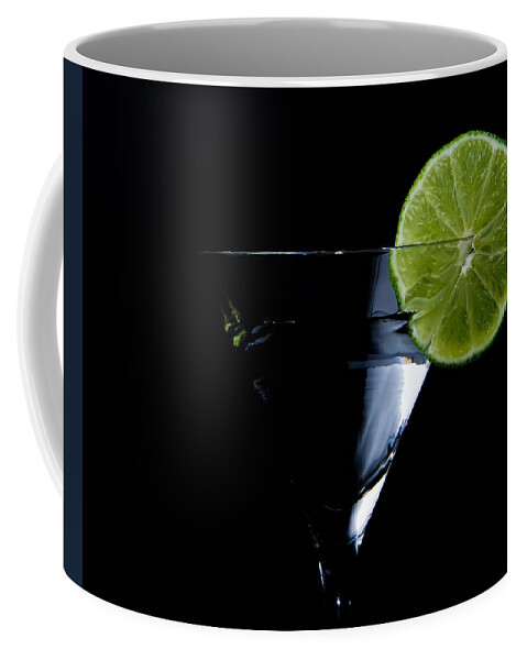 Martini Coffee Mug featuring the photograph Lime Martini by Al Mueller