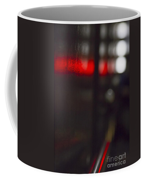 Abstract Coffee Mug featuring the photograph Lines and Dots by Margie Hurwich