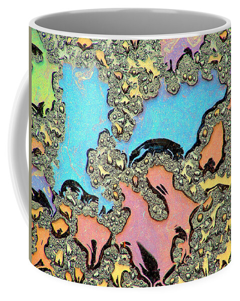 Oil Coffee Mug featuring the photograph Liquid Color 2 by Mark Fuller