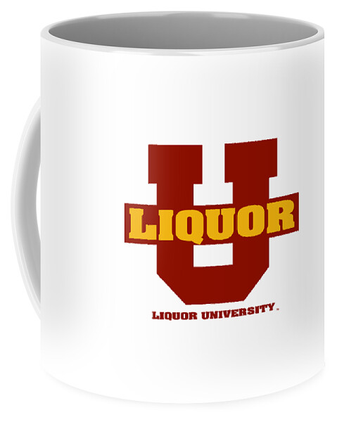 Liquor U Coffee Mug featuring the digital art Liquor U by DB Artist