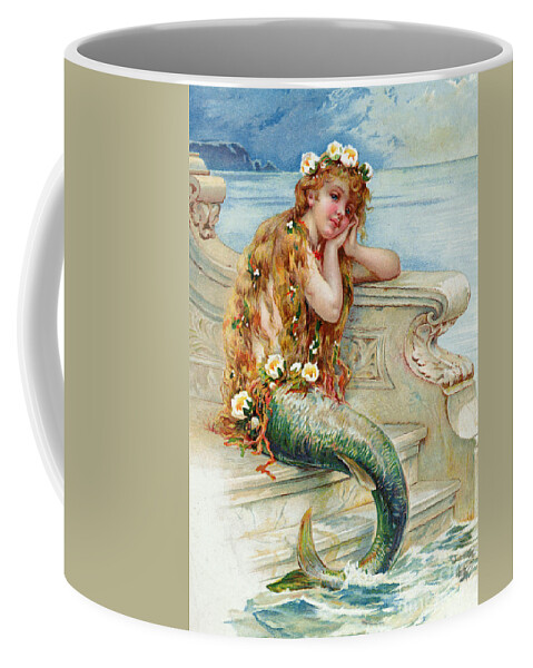 Little Mermaid Coffee Mug by E S Hardy - Pixels
