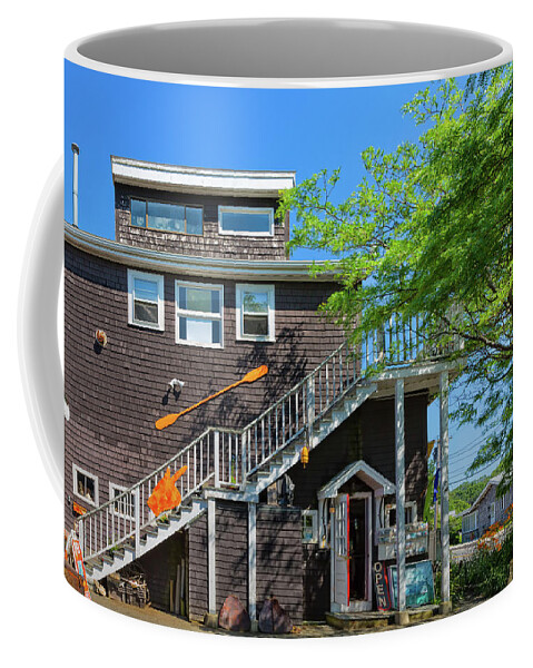 Animals Coffee Mug featuring the photograph Little Shop in Gloucester by John M Bailey