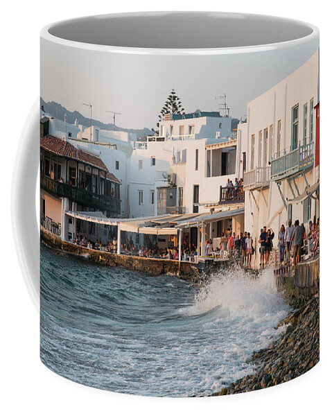 Greece Coffee Mug featuring the photograph Little Venice, Mykonos Island, Greece by Michalakis Ppalis