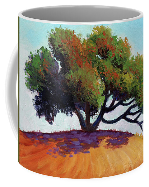Tree Coffee Mug featuring the painting Live Oak Tree by Kevin Hughes