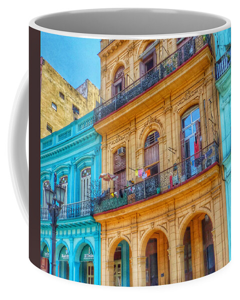 Connie Handscomb Coffee Mug featuring the photograph Living In Old Havana by Connie Handscomb