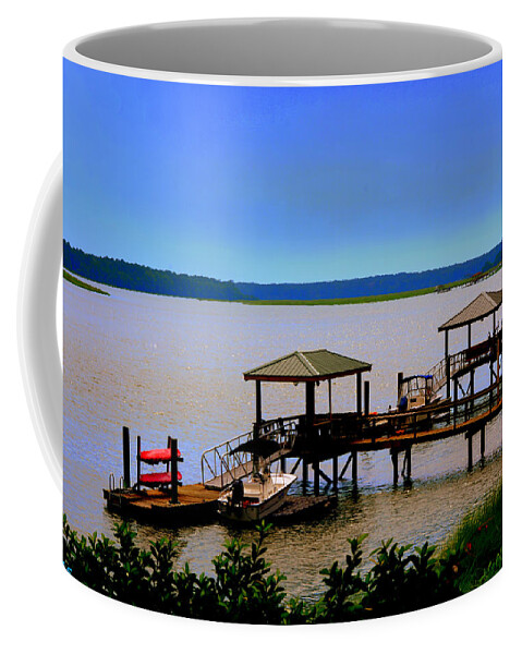 Living In The Lowcountry Coffee Mug featuring the photograph Living In The Lowcountry by Lisa Wooten