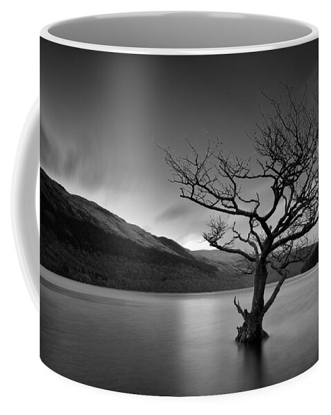Loch Lomond Coffee Mug featuring the photograph Loch Tree by Grant Glendinning