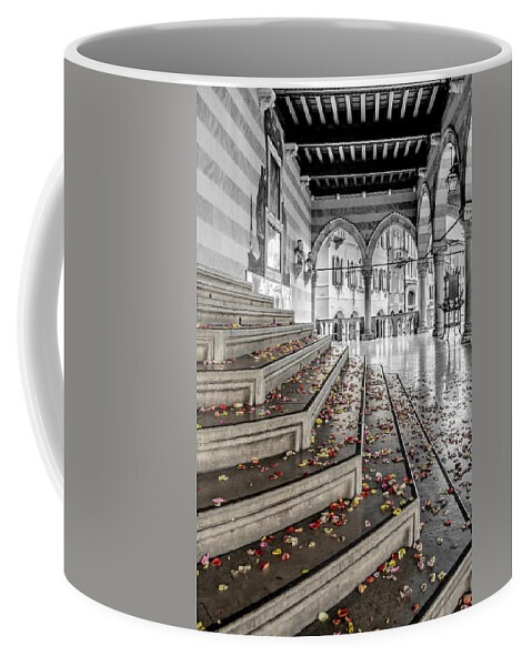 Loggia Del Lionello Coffee Mug featuring the photograph Loggia del Lionello by Wolfgang Stocker