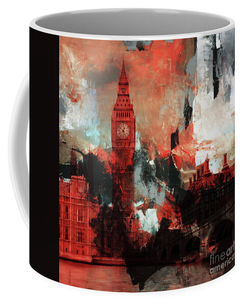 London Coffee Mug featuring the painting Big Ben London by Gull G