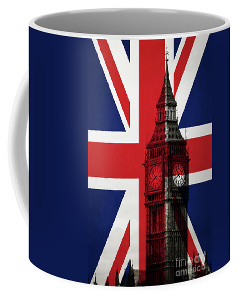 London Coffee Mug featuring the photograph London England Big Ben by Edward Fielding