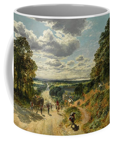Samuel Bough Coffee Mug featuring the painting London From Shooters Hill by Samuel Bough