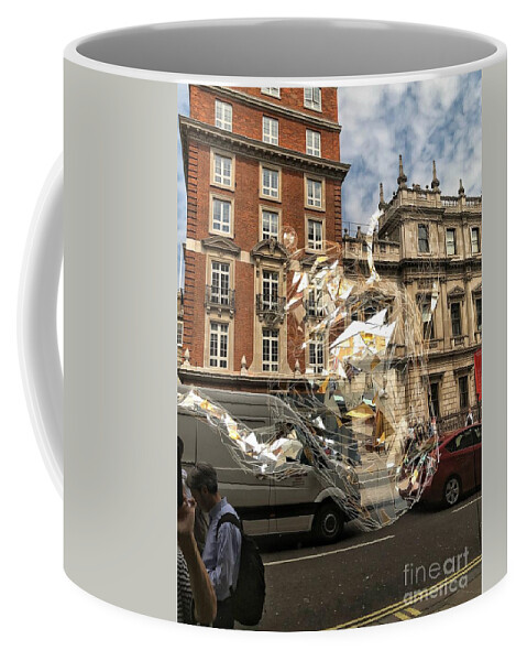 Reflections Coffee Mug featuring the photograph London Tea Time by Diana Rajala
