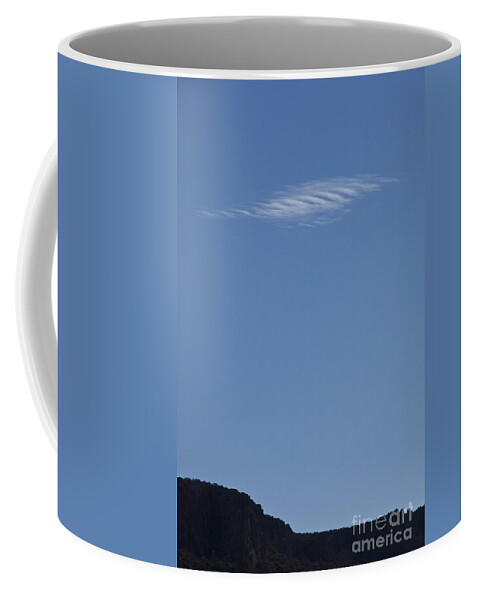 Crete Coffee Mug featuring the photograph Lone Cloud by Casper Cammeraat