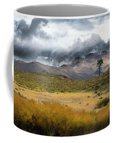 Lone Pine High Desert Nevada Coffee Mug featuring the photograph Lone Pine High Desert Nevada by Frank Wilson