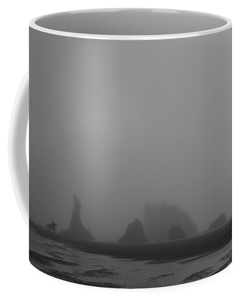 Cowgirl Coffee Mug featuring the photograph Lone Rider by Dylan Punke