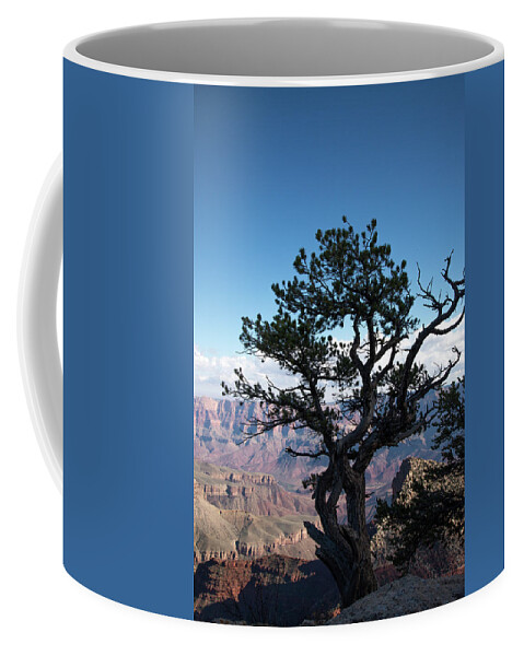 Grand Canyon National Park Coffee Mug featuring the photograph Lone Tree 2 by Frank Madia