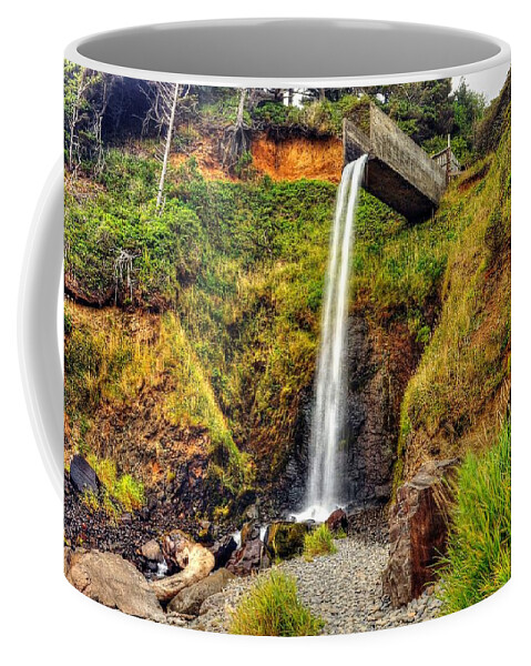 Photograph Coffee Mug featuring the photograph Long Beach by Richard Gehlbach