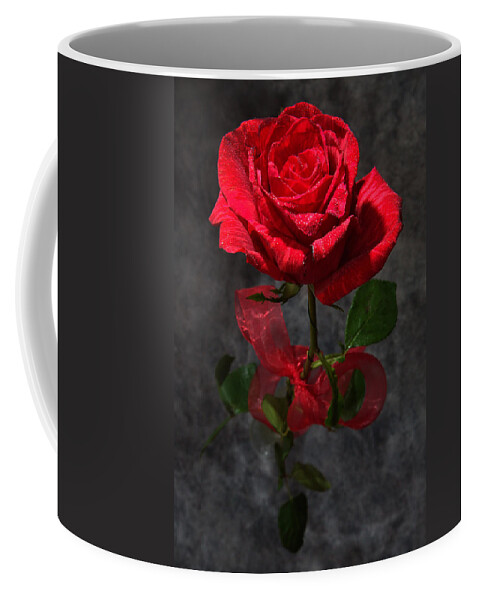 Long Stemmed Coffee Mug featuring the photograph Long Stemmed Rose by David Andersen