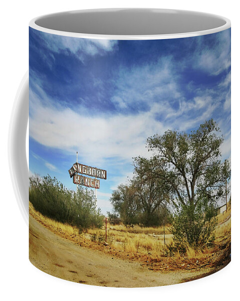 Route 66 Coffee Mug featuring the photograph Longhorn Ranch by Micah Offman