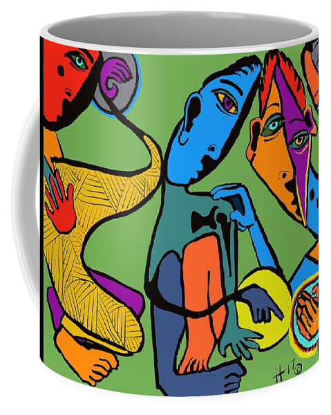  Coffee Mug featuring the digital art Look at this one by Hans Magden
