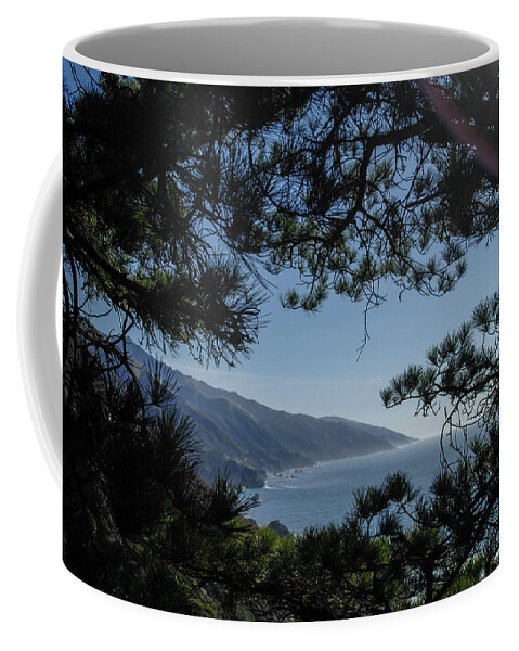 Coastal Coffee Mug featuring the photograph Looking Back by David Shuler