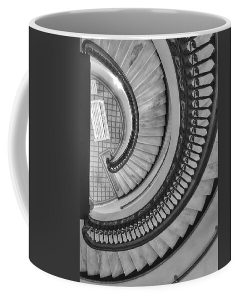 Staircase Coffee Mug featuring the photograph Looking Down by Doris Aguirre