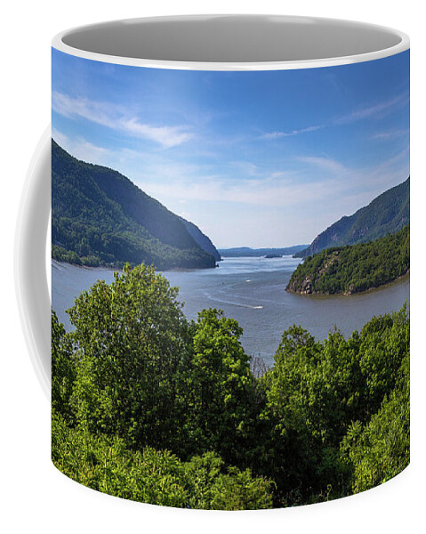 Hudson Valley Coffee Mug featuring the photograph Looking North Through the Hudson Highlands by John Morzen