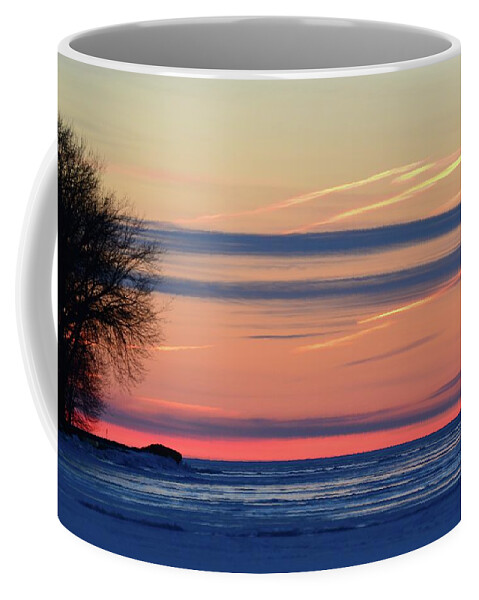 Abstract Coffee Mug featuring the photograph Looking Past The Tree by Lyle Crump