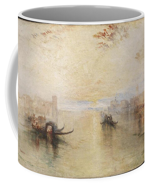 Joseph Mallord William Turner 1775�1851  St Benedetto Coffee Mug featuring the painting Looking towards Fusina by Joseph Mallord