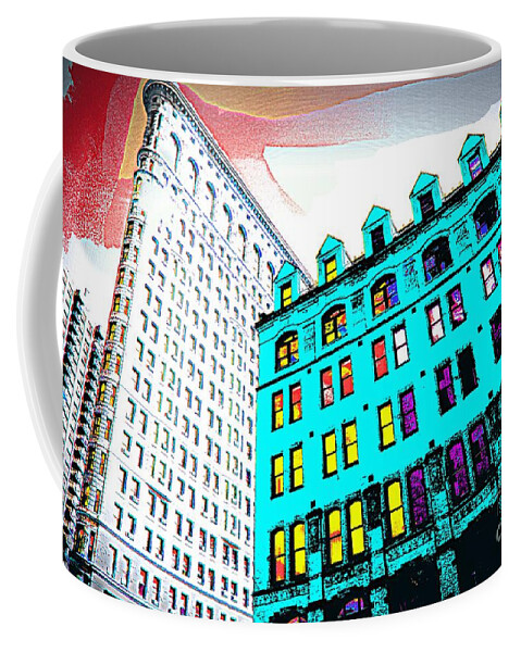 Building Coffee Mug featuring the photograph Looking Up by Julie Lueders 