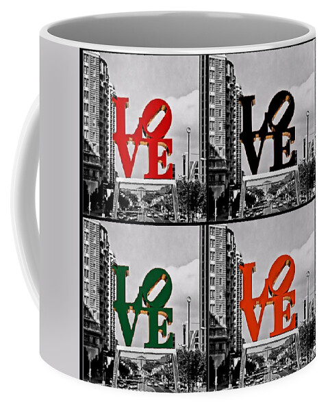 Philadelphia Coffee Mug featuring the photograph Love 4 All by DJ Florek
