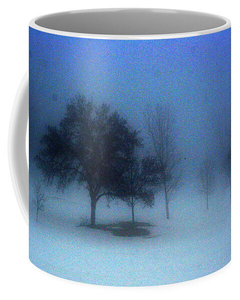 Landscape Coffee Mug featuring the photograph Love me in the mist by Julie Lueders 