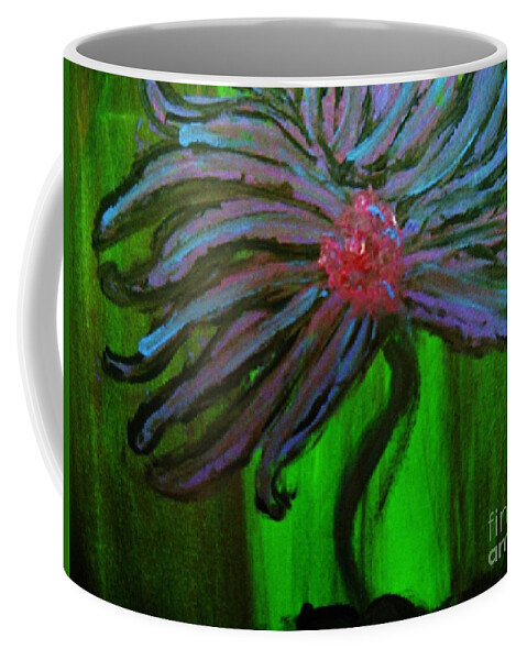 Flowers Coffee Mug featuring the painting Love me Not by Leslie Revels