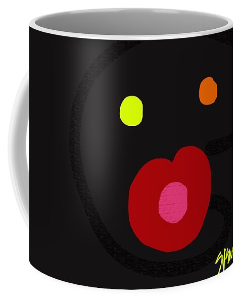 Abstract Coffee Mug featuring the digital art Love you with all My ART by Susan Fielder