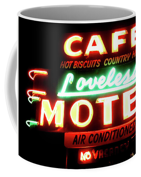 Nashville Coffee Mug featuring the mixed media Loveless Cafe- Art by Linda Woods by Linda Woods