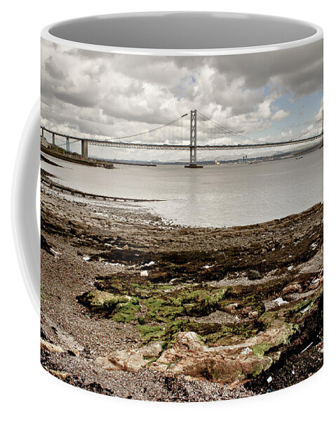Silver Coffee Mug featuring the photograph Low tide and silver air. by Elena Perelman